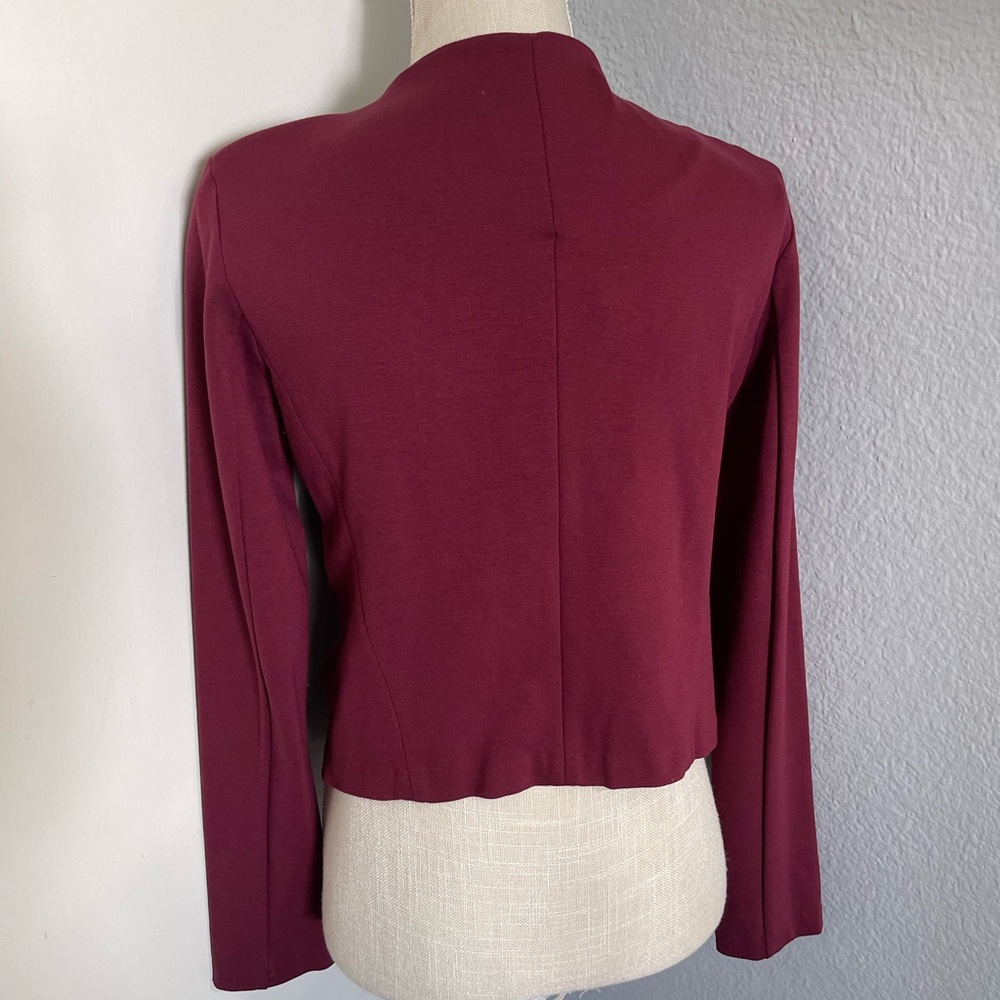 Deep Red Burgundy Blazer - Picture 3 of 7